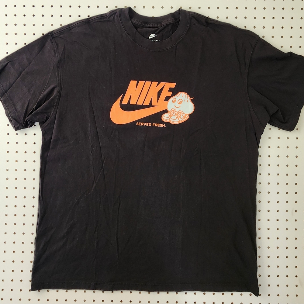 Nike Bao Bun Sole Food Dim Sum Graphic T-Shirt XL Black Served Fresh